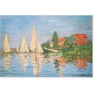 Kunstkarte Monet: Regatta in Argenteuil