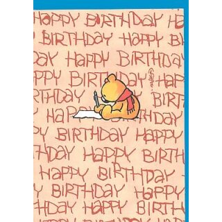 Geburtstagskarte Happy Birthday Bear