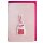 Geburtstagskarte Pink Champagne mit Applikation