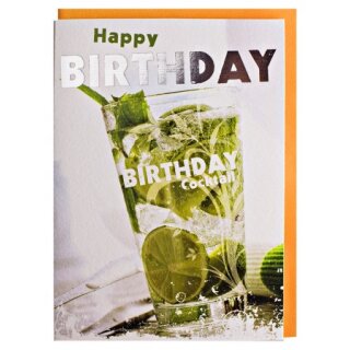 Happy Birthday Card Cocktail