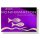 Konfirmationskarte Fische Glimmer lila