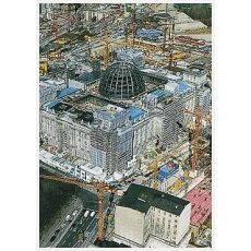 Postkarte Baustelle Berlin, März 1998