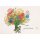 Janosch Postkarte Frosch mit Blumenstrauß