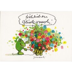 Janosch Postkarte Fröhlichen Glückwunsch