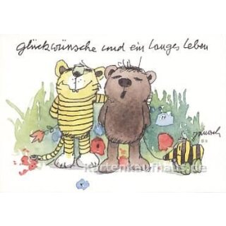 Janosch Postkarte Geburtstag Langes Leben