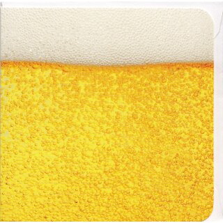 Grußkarte Ein Glas Bier