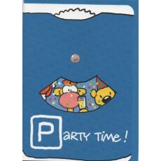 Geburtstagskarte Party Time - wie lustige Parkscheibe