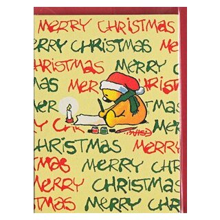 Minikarte Geschenkanhänger Bears Christmas Letter