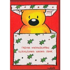 Minikarte Geschenkanhänger Überraschungsbärchen