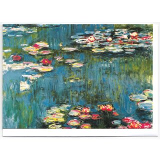 Kunstkarte Claude Monet Seerosen