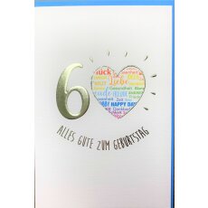Geburtstagskarte zum 60. Geburtstag - Alles Gute