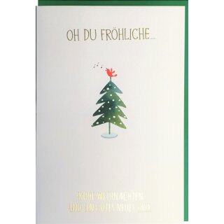 Weihnachtskarte - Oh du Fröhliche