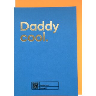 Musikkarte-Daddy cool