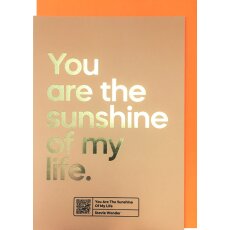 Musikkarte-You are the sunshine of my life