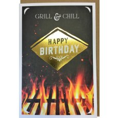 Geburtstagskarte Grill & Chill