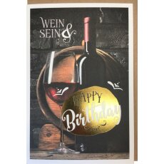 Geburtstagskarte Wein & Sein