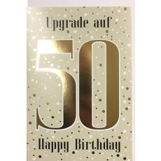 Geburtstagskarte zum 50. Geburtstag - Upgrade